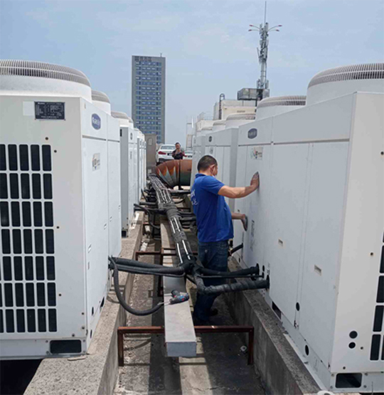 宝丰中央空调制热和不制冷系统维修方法